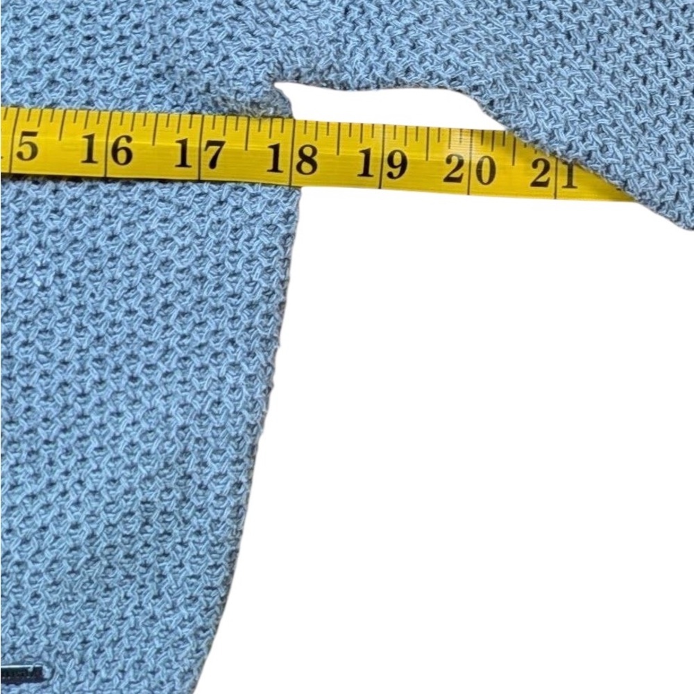 Hollister Grey Boxy Knit Cropped Sweater XS Textured Crewneck - Picture 9 of 10
